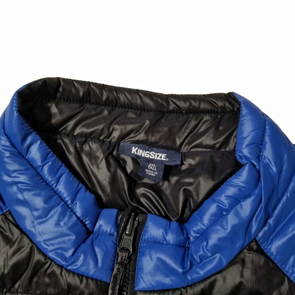 KingSize Lightweight Black and Blue Jacket Man's Size 2XL Tall - Picture 7 of 9